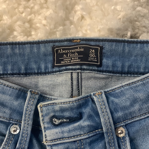 Abercrombie high rise skinny jeans size 24S - Picture 4 of 5